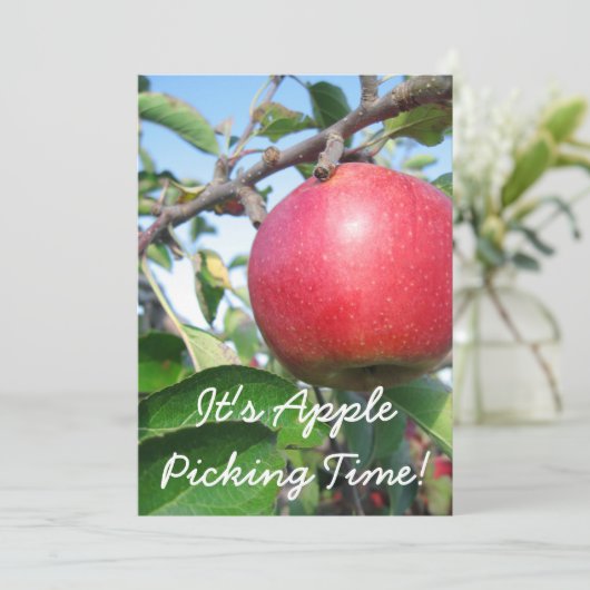 Erntezeit Einladung (Stehend Vorderseite)