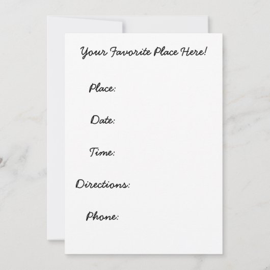 Erntezeit Einladung (Rückseite)