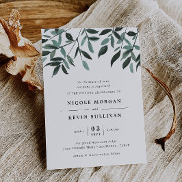 Erntezeit | Einladung zur Hochzeit von Wasserfarbe