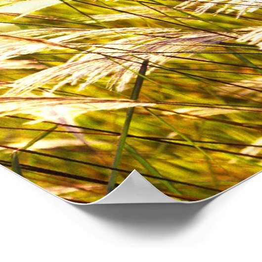 Erntezeit Gedicht Poster (Ecke)