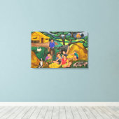 Erntezeit Leinwanddruck (Insitu (Holzboden))