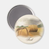 Erntezeit personalisiert magnet (Vorderseite/Rückseite)