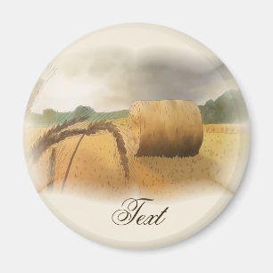 Erntezeit personalisiert magnet