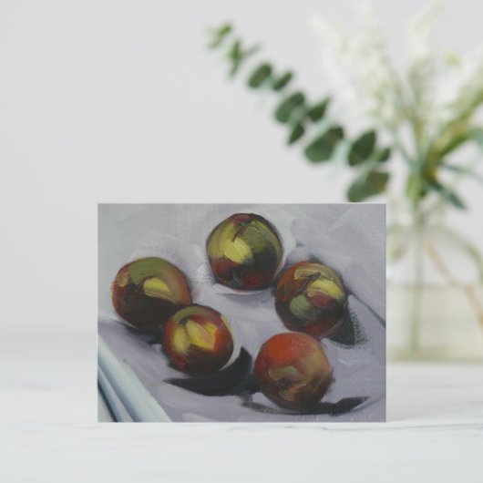 Erntezeit Postkarte (Stehend Vorderseite)