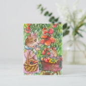 Erntezeit Postkarte (Stehend Vorderseite)