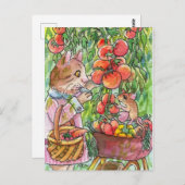 Erntezeit Postkarte (Vorne/Hinten)