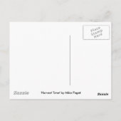 Erntezeit Postkarte (Rückseite)