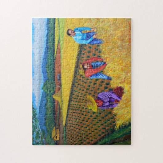 Erntezeit Puzzle (Vertikal)