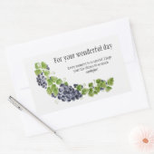 Erntezeit Rechteckiger Aufkleber (Umschlag)