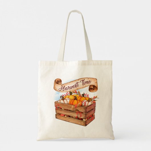 Erntezeit Tragetasche (Rückseite)