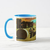 Erntezeit und Logo, Tasse (Links)