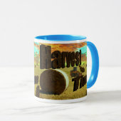 Erntezeit und Logo, Tasse (VorderseiteRechts)