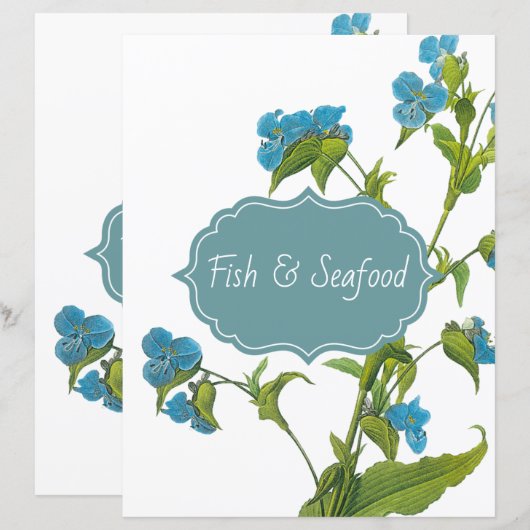 Erntezweig der botanischen Commelina (Vorne/Hinten)