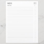 Erntezweig/Index (Rückseite)