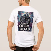 🔥 Erober den Open Road Biker Art Style Tri-Blend Shirt (Rückseite)
