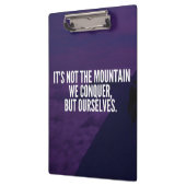 Eroberberg - Motivierend Klemmbrett (Links)