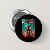 Eroberer der Sterne - Retro Comic Buchübersicht G Button (Vorne & Hinten)