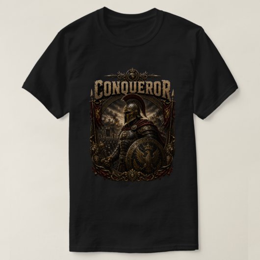 Eroberer Herren Grafik T-Shirt (Design vorne)
