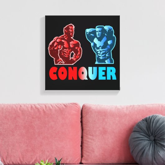 erobern leinwanddruck (Insitu (Wohnzimmer))