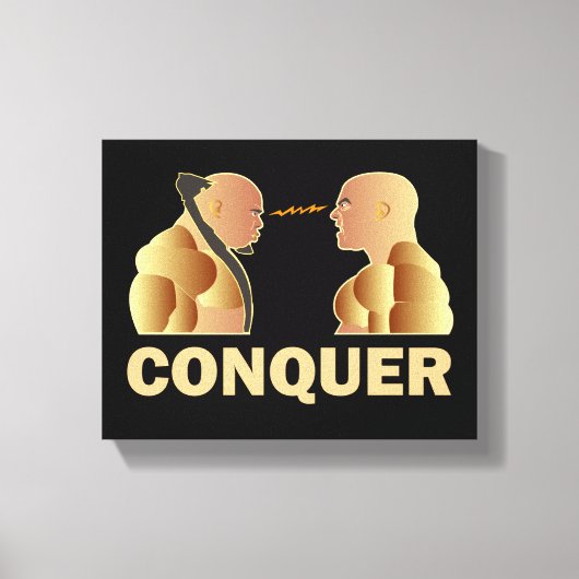 erobern leinwanddruck (Vorderseite)