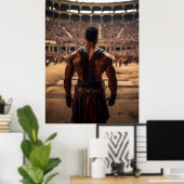 Erobern Sie das Kolosseum: Die alten Gladiator Are Poster (Heimbüro)