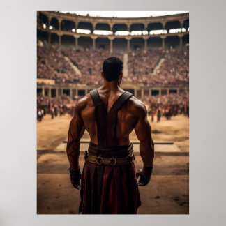 Erobern Sie das Kolosseum: Die alten Gladiator Are Poster
