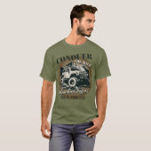 Erobern Sie das Wild T-Shirt - braun (Vorne ganz)