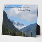 Erobern Sie den Berg Fotoplatte (Seite)