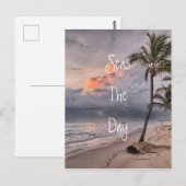 Erobern Sie den Tag Postkarte (Vorne/Hinten)