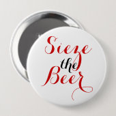 Erobern Sie die Bierrunde Button (Vorne & Hinten)