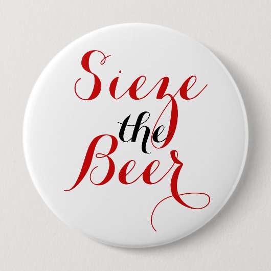 Erobern Sie die Bierrunde Button (Vorderseite)