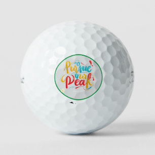 "Erobern Sie die Höhen" Golfball