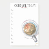 Erobern Sie Heute (mit Kaffee..) Post-it Klebezettel (Vorderseite)