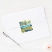 Erobern Sie Ihre Angst Square Sticker (Umschlag)