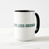 Erobern Sie Mountain Adventure Inspirational Leben Tasse (VorderseiteRechts)