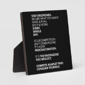 Erobern Sie selbst - Motivierend Fotoplatte (Vorderseite)