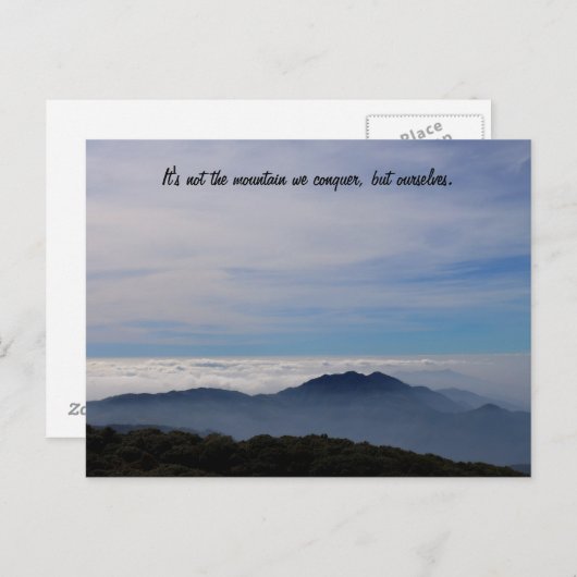 Erobern Sie sich selbst - Postkarte (Vorne/Hinten)