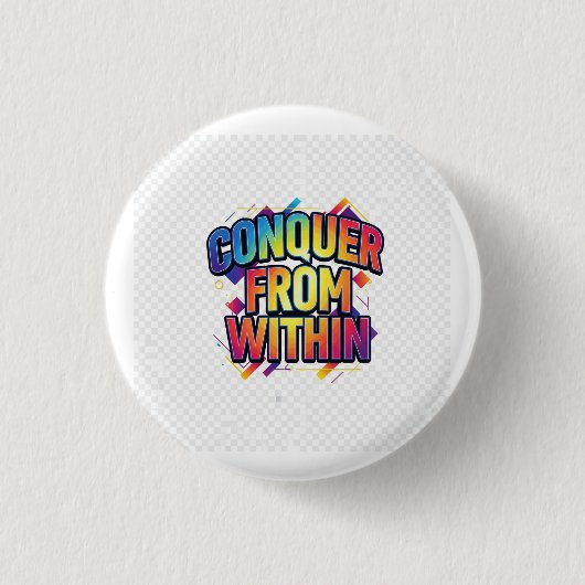 Erobern Sie von innen. Button (Vorderseite)