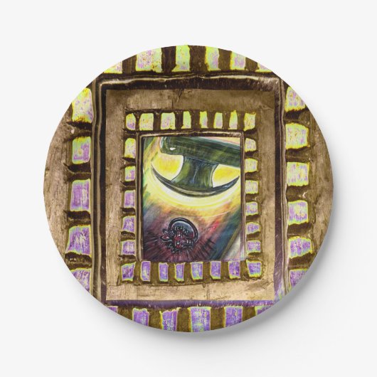 Eroberung des Bösen Pappteller (Vorderseite)