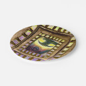 Eroberung des Bösen Pappteller (Schrägansicht)