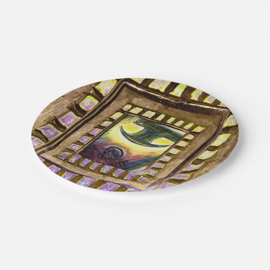 Eroberung des Bösen Pappteller (Schrägansicht)