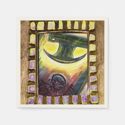 Eroberung des Bösen Serviette (Vorderseite)