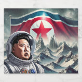 Eroberung des Weltraums Schaumweinetikett (Einzelnes Label)