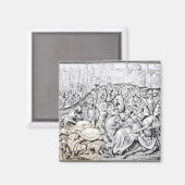 Eroberung Jerusalems durch Charlemagne Magnet (Vorderseite/Rückseite)