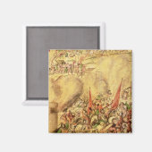 Eroberung Mexikos: Die Spanier ziehen sich zurück Magnet (Vorderseite/Rückseite)