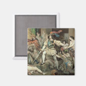 Eroberung Mexikos Magnet (Vorderseite/Rückseite)