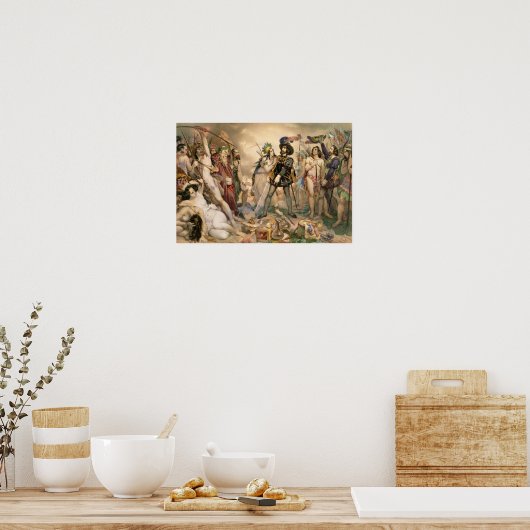 Eroberung Mexikos Poster (Küche)