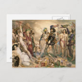 Eroberung Mexikos Postkarte (Vorne/Hinten)