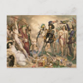 Eroberung Mexikos Postkarte (Vorderseite)