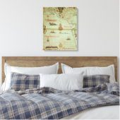 Eroberung Mexikos und Perus Leinwanddruck (Insitu (Schlafzimmer))